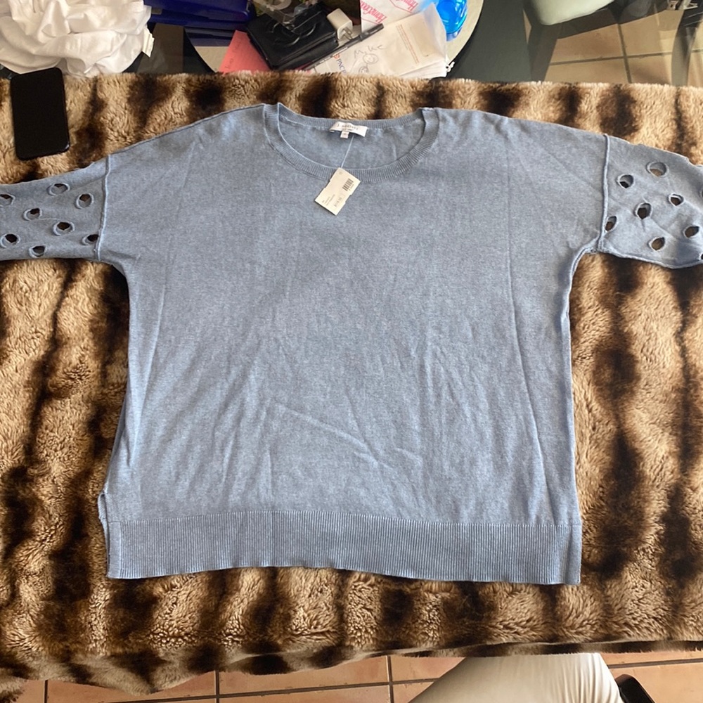 J society holy sweater